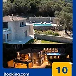 וילה Orraon Luxury - Exclusive Retreat With Panoramic Views And Infinity Pool Lefkáda