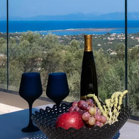 Willa Orraon Luxury - Exclusive Retreat With Panoramic Views And Infinity Pool Lefkáda