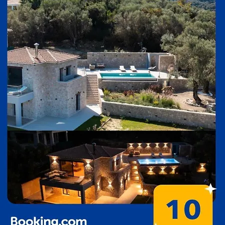 Willa Orraon Luxury - Exclusive Retreat With Panoramic Views And Infinity Pool Lefkáda